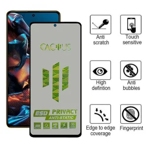 محافظ صفحه نمایش حریم شخصی اِپیکوی مدل Cactus-ESD-Privacy مناسب برای گوشی موبایل شیائومی Xiaomi Poco X5 Pro / Poco X5 / Poco X4 Pro 5G