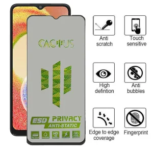 محافظ صفحه نمایش حریم شخصی اپیکوی مدل Cactus-ESD-Privacy مناسب برای گوشی موبایل سامسونگ Galaxy A04 / 04s / 04e / F04 / M02s