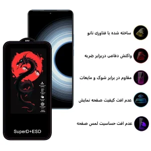 محافظ صفحه نمایش اپیکوی مدل Dragon ESD مناسب برای گوشی موبایل شیائومی Redmi K50 Ultra / K50 Pro / K50 Gaming / K50