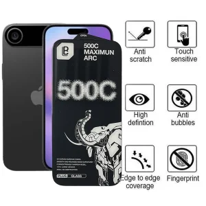 محافظ صفحه نمایش اپیکوی مدل 500C Maximum ARC مناسب برای گوشی موبایل اپل iPhone 17 Air