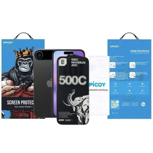 محافظ صفحه نمایش اپیکوی مدل 500C Maximum ARC مناسب برای گوشی موبایل اپل iPhone 17 Air