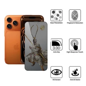 محافظ صفحه نمایش حریم شخصی اپیکوی مدل Black Myth Privacy مناسب برای گوشی موبایل اپل iPhone 17 Pro Max