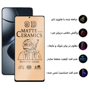 محافظ صفحه نمایش سرامیکی مات اپیکوی مدل BodyGuard مناسب برای گوشی موبایل شیائومی F7 Ultra /F7 Pro /Redmi Note 14s