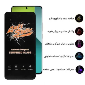 محافظ صفحه نمایش اپیکوی مدل Antistatic Dustproof مناسب برای گوشی موبایل شیائومی Redmi Note 13 4G/5G / Note 13 Pro 4G/5G / Note 13R Pro