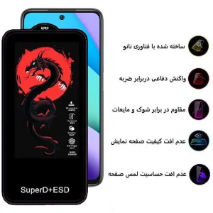 محافظ صفحه نمایش اپیکوی مدل Dragon ESD مناسب برای گوشی موبایل شیائومی Redmi 10 4G / 10 Prime / 10 Prime 2022