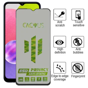 محافظ صفحه نمایش حریم شخصی اپیکوی مدل Cactus-ESD-Privacy مناسب برای گوشی موبایل سامسونگ Galaxy A03 4G / A03s / Core / A02 / A02s