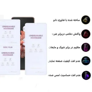 محافظ صفحه نمایش و پشت گوشی اپیکوی مدل Hydrogel-Matte مناسب برای گوشی موبایل سامسونگ Galaxy Z Flip 7 FE / Z Flip 6