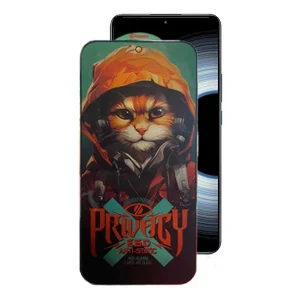 محافظ صفحه نمایش حریم شخصی اپیکوی مدل Privacy Hoodie Cat مناسب برای گوشی موبایل شیائومی Redmi K50 Ultra / K50 Gaming / K50 Pro / K50