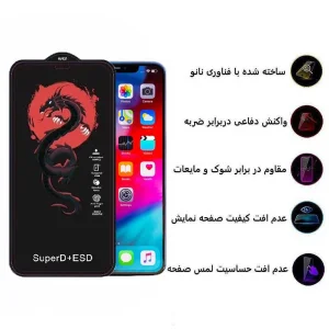 محافظ صفحه نمایش اپیکوی مدل Dragon ESD مناسب برای گوشی موبایل اپل iPhone Xs Max /11 Pro Max