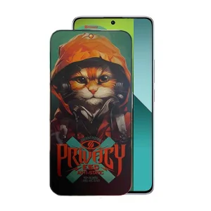 محافظ صفحه نمایش حریم شخصی اپیکوی مدل Privacy Hoodie Cat مناسب برای گوشی موبایل شیائومی Redmi Note 13 Pro 4G/5G/ Note 13 4G/5G /Note 13R Pro