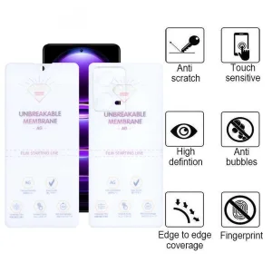 محافظ صفحه نمایش مات اپیکوی مدل Hydrogel-Matte مناسب برای گوشی موبایل شیائومی Redmi Note 12 Pro 5G به همراه محافظ پشت گوشی