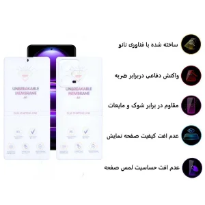 محافظ صفحه نمایش مات اپیکوی مدل Hydrogel-Matte مناسب برای گوشی موبایل شیائومی Redmi Note 12 Pro 5G به همراه محافظ پشت گوشی