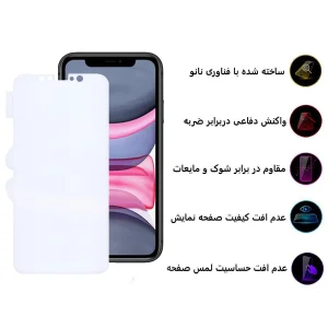 محافظ صفحه نمایش اپیکوی مدل Hydrogel-cover مناسب برای گوشی موبایل اپل iPhone 11 / iPhone XR