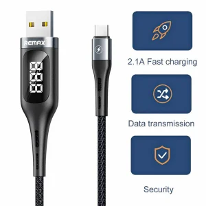 کابل تبدیل USB به لایتنینگ ریمکس مدل RC-096i طول 1.2 متر