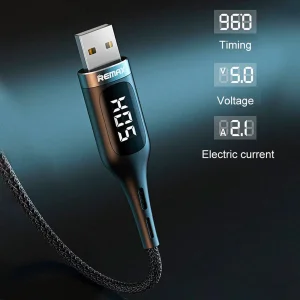 کابل تبدیل USB به لایتنینگ ریمکس مدل RC-096i طول 1.2 متر
