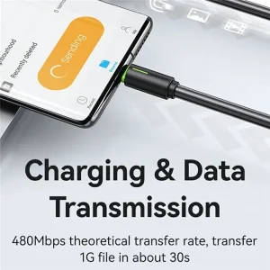 کابل USB به USB-C یوسمز مدل SJ732 طول 1متر