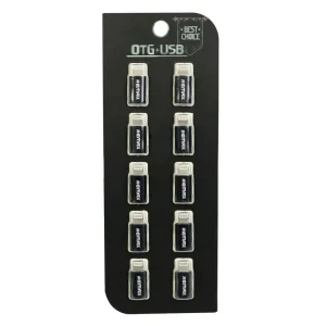مبدل microUSB به لایتنینگ ریمکس مدل 1013277 بسته 10 عددی