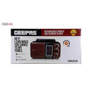اسپیکر قابل حمل جی پاس مدل GR6836