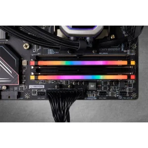 رم دسکتاپ کورسیر مدل VENGEANCE RGB PRO DDR4 دوکاناله 32 گیگابایت 3200 مگاهرتز تایمینگ CL16 ولتاژ 1.35 ولت با نورپردازی RGB
