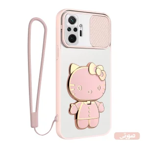 کاور اسپارتان مدل Camshield Kitty مناسب برای گوشی موبایل شیائومی Redmi Note 10 Pro / Note 10 Pro Maxبه همراه بند نگهدارنده