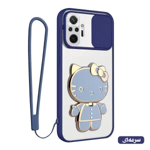 کاور اسپارتان مدل Camshield Kitty مناسب برای گوشی موبایل شیائومی Redmi Note 10 Pro / Note 10 Pro Maxبه همراه بند نگهدارنده