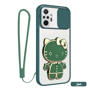 کاور اسپارتان مدل Camshield Kitty مناسب برای گوشی موبایل شیائومی Redmi Note 10 Pro / Note 10 Pro Maxبه همراه بند نگهدارنده