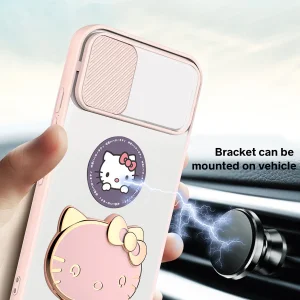 کاور اسپارتان مدل Camshield Kitty مناسب برای گوشی موبایل شیائومی Redmi Note 10 Pro / Note 10 Pro Maxبه همراه بند نگهدارنده