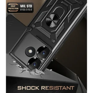 کاور اسپارتان مدل Defender Armor Strap مناسب برای گوشی موبایل شیائومی Poco F6 5G / Redmi Turbo 3 همراه با بند