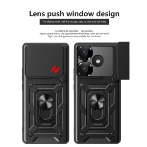 کاور اسپارتان مدل Defender Armor Strap مناسب برای گوشی موبایل شیائومی Poco F6 5G / Redmi Turbo 3 همراه با بند