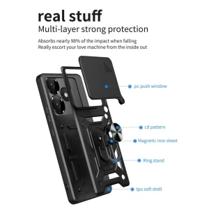 کاور اسپارتان مدل Defender Armor Strap مناسب برای گوشی موبایل شیائومی Poco F6 5G / Redmi Turbo 3 همراه با بند