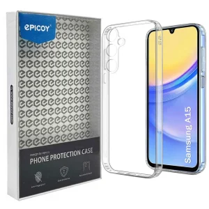 کاور اپیکوی مدل Transparent Clear مناسب برای گوشی موبایل سامسونگ Galaxy A15 5G/4G
