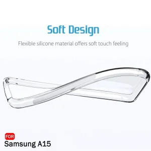 کاور اپیکوی مدل Transparent Clear مناسب برای گوشی موبایل سامسونگ Galaxy A15 5G/4G