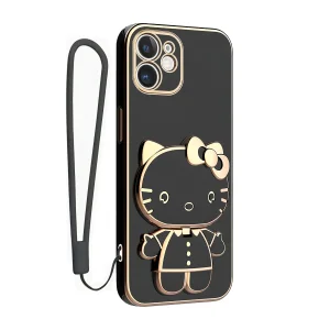 کاور اسپارتان مدل Kitty مناسب برای گوشی موبایل اپل Iphone 11 به همراه بند نگهدارنده