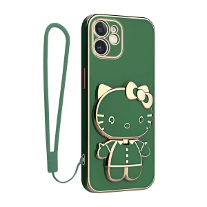 کاور اسپارتان مدل Kitty مناسب برای گوشی موبایل اپل Iphone 11 به همراه بند نگهدارنده