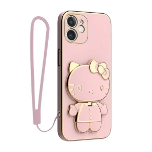 کاور اسپارتان مدل Kitty مناسب برای گوشی موبایل اپل Iphone 11 به همراه بند نگهدارنده