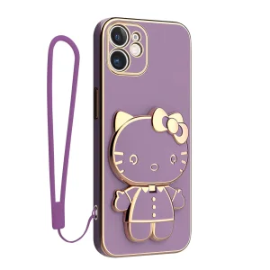 کاور اسپارتان مدل Kitty مناسب برای گوشی موبایل اپل Iphone 11 به همراه بند نگهدارنده