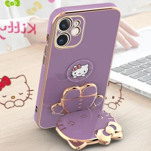 کاور اسپارتان مدل Kitty مناسب برای گوشی موبایل اپل Iphone 11 به همراه بند نگهدارنده