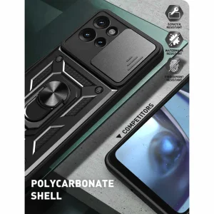 کاور اسپارتان مدل Defender Armor Strap مناسب برای گوشی موبایل موتورولا Moto Edge 50 5G به همراه بند