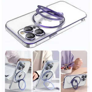 کاور اسپارتان مدل Ring Stand Strap مناسب برای گوشی موبایل اپل iPhone 16 به همراه بند