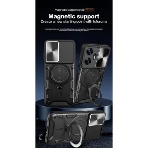 کاور اسپارتان مدل Magnet Ring مناسب برای گوشی موبایل ریلمی C55