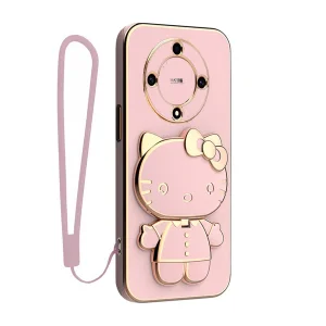 کاور اسپارتان مدل Kitty Strap مناسب برای گوشی موبایل آنر X9A به همراه بند
