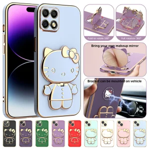 کاور اسپارتان مدل Kitty Strap مناسب برای گوشی موبایل آنر X9A به همراه بند