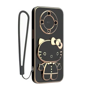 کاور اسپارتان مدل Kitty Strap مناسب برای گوشی موبایل آنر X9A به همراه بند