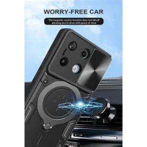 کاور اسپارتان مدل Magnet Ring مناسب برای گوشی موبایل شیائومی Redmi Note 13 Pro 4G / Poco M6 Pro 4G