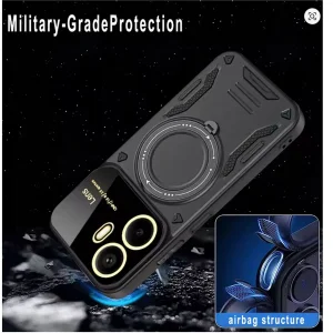 کاور اسپارتان مدل Hybrid Strap مناسب برای گوشی موبایل شیائومی Poco F7 به همراه بند آویز