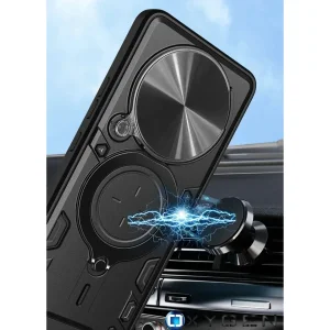 کاور اسپارتان مدل Magnet Ring Strap مناسب برای گوشی موبایل آنر Magic 6 Pro به همراه بند آویز