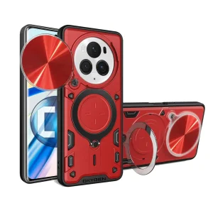 کاور اسپارتان مدل Magnet Ring Strap مناسب برای گوشی موبایل آنر Magic 6 Pro به همراه بند آویز