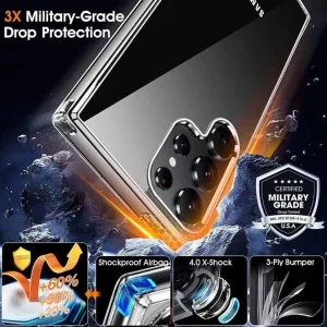 کاور اپیکوی مدل Crystal Clear مناسب برای گوشی موبایل سامسونگ Galaxy S25 Ultra