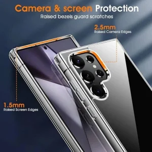 کاور اپیکوی مدل Crystal Clear مناسب برای گوشی موبایل سامسونگ Galaxy S25 Ultra