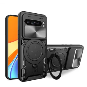 کاور اسپارتان مدل Magnet Ring Strap مناسب برای گوشی موبایل گوگل Pixel 9 Pro XL به همراه بند آویز